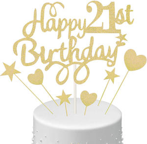 Nuevo Adorno para <span class=keywords><strong>Pastel</strong></span> <span class=keywords><strong>de</strong></span> Cumpleaños <span class=keywords><strong>de</strong></span> Papel con Purpurina Dorada Rosa, para <span class=keywords><strong>15</strong></span>, 16, 18, 2, 30, 50, 60, 70, 80 Años, Decoración para <span class=keywords><strong>Pastel</strong></span> con Estrellas, para Mayores <span class=keywords><strong>de</strong></span> 14 Años - Product Image 4