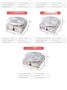 Machine à crêpes et à tortillas <span class=keywords><strong>rotative</strong></span> antiadhésive, machine de fabrication de produits céréaliers - Product Image 6