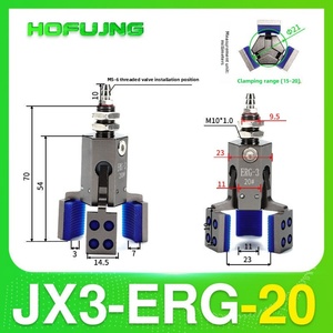 Robotic Arm <b>Mini</b> Fixture Large Opening Magnetic Detection Switch Three-jaw Four-jaw Special-shaped Strong <b>Clamp</b> Made China - Product Image 6