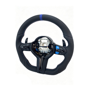 Volante Deportivo M de Alta Calidad, Completamente en Cuero, con Botones Azules M1/M2 para BMW M3 F82, M2 F87, F30, F10, F32, F36 - Product Image 3