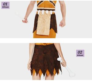 Disfraz <span class=keywords><strong>de</strong></span> cavernícola <span class=keywords><strong>vikingo</strong></span> personalizado <span class=keywords><strong>de</strong></span> fábrica, disfraz indio nativo <span class=keywords><strong>para</strong></span> mujeres adultas, hombres, disfraz <span class=keywords><strong>de</strong></span> Halloween, <span class=keywords><strong>traje</strong></span> salvaje - Product Image 6