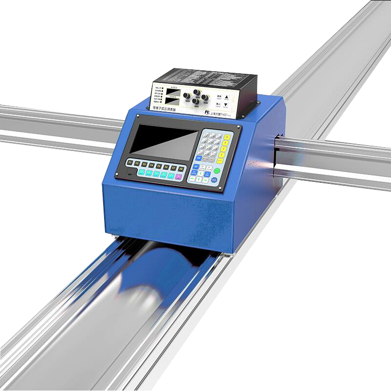 Портативный станок плазменной резки с ЧПУ для резки листового металла с двумя плазменными фонарями и пламенем