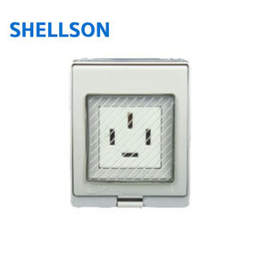 Enchufe de pared moderno Simplex de 16A y 250V, toma de corriente individual de pared con interruptor de 4 vías - Product Image 4