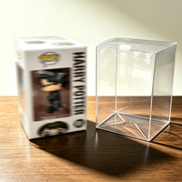 Vente en gros d'usine, boîte de protection en PET transparente de 0,35 mm, 4 pouces, boîte de présentation en plastique transparente pour protecteur Funko Pop