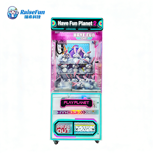 Machine à griffes d'arcade personnalisée RaiseFun, machine à griffes à pièces, machine à griffes pour peluches avec système de lecteur de cartes - Product Image 1