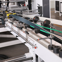 Fabrication de boîtes en carton ondulé Auto Feeder Stitcher