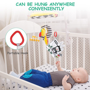 Jouets Sensoriels Noir et Blanc Sentiers Non Toxique Bébé Livres 1-6 Mois Entraînement Visuel Lavable 3D Bébé Tissu Livres pour Nourrissons - Product Image 5