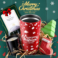 Coffret de Noël 8 pièces : Sels de bain créatifs, Savon, Bougie d'aromathérapie – Cadeau surprise et coffret cadeau d'accompagnement pour les fêtes, Nouvel An, Noël