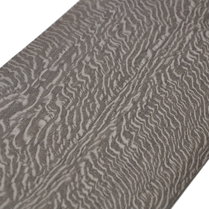 Table de cabinet en placage naturel de <span class=keywords><strong>bois</strong></span> de tigre gris teinté moderne Greenland pour usage hôtelier, taille 250x18 CM, style pont de bateau, guitare - Product Image 6
