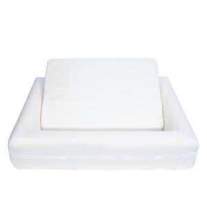 Cama ortopédica de lujo para perros y gatos, lavable directo de fábrica, Boucle de felpa, espuma transpirable sólida, rectángulo extraíble, invierno y verano. - Product Image 4