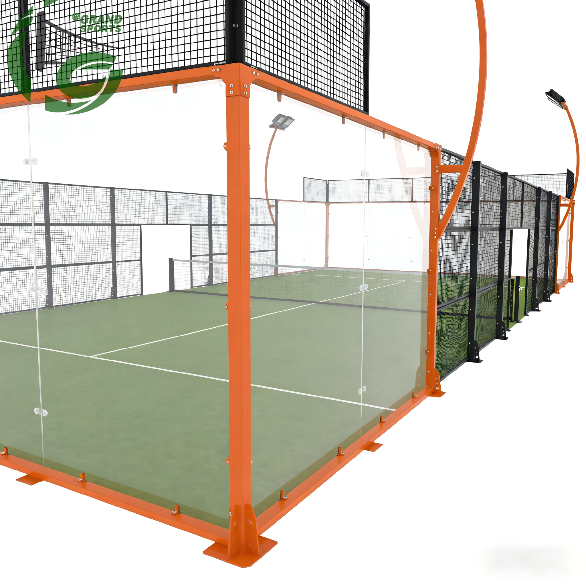 Factory Direct Selling Indoor Outdoor Classic Mobile Padel Court Tennis Court Equipment