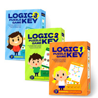 Juego de Rompecabezas Lógico, Juguete Educativo para Niños, Rompecabezas de Entrenamiento de Pensamiento Lógico para Niños, Juguetes de Papel