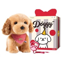 Peluche ChatGPT Westie en gros, jouet interactif DeepSeek pour chien avec laisse, réponse tactile et chat vocal