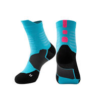 Chaussettes de sport à compression avec logo personnalisé pour le basketball en gros