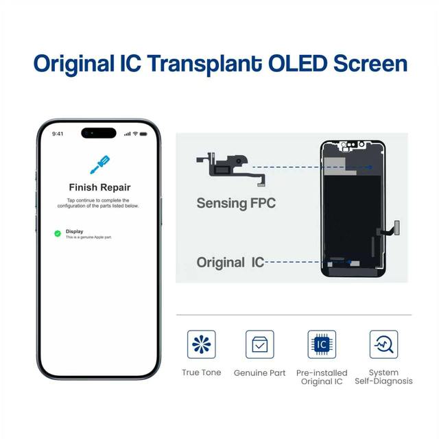 Factory Wholesale Mobile Original Soft OLED LCD Touch Screen Phone Screen Replacement LCD for iPhone 14 Pro Screen
