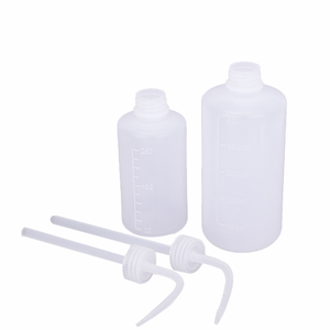 250ml 500ml Colorful Tattoo Rinse <b>Bottle</b> <b>Plastic</b> Curved Mouth <b>Squeeze</b> Wash <b>Bottle</b> for Tattoo Studio Professional Use - Product Image 1