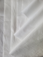 Tissu Popeline Sergé 100% Coton Peigné Haute Densité Effet Soie Extensible 115 GSM pour Doublure de Chemise et Jupes Garçons – En Stock