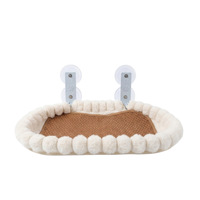 Hamac pour chat d'intérieur en polyester extra-large et extra-large large, avec ventouse, pour fenêtre, balcon, lit suspendu pour bain de soleil, fournitures complètes