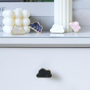 Cloud Shape Zinc Alloy Cabinet Handles Minimalist Design Durable Furniture <b>Knobs</b> For Drawer Wardrobe Door - Product Image 3
