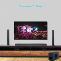 Barre de son Samtronic 80W système de son cinéma maison TV haut-parleur Bluetooth prise en charge barre de son optique AUX haut-parleurs de caisson de basses