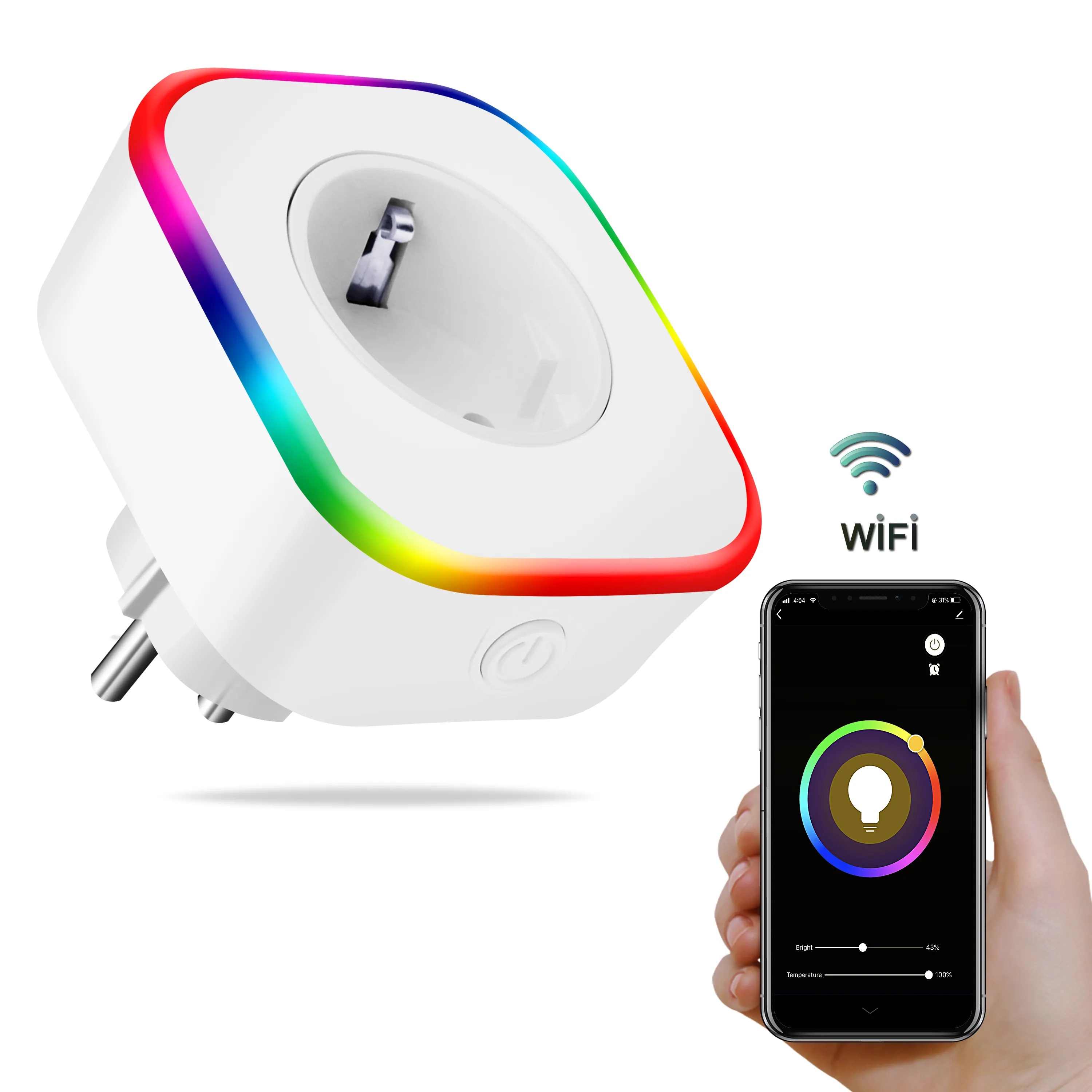 2019 Eu Uk Mini Draadloos Stopcontact Wifi Smart Plug Compatibel Met Alexa Echo Google Home