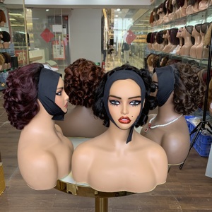 Perruques Courtes SDD en Cheveux Naturels Rebondissants avec Bandeau – 100% Cheveux Humains Véritables – Vente en Gros - Product Image 5