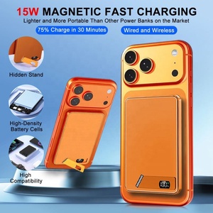 Batería Externa Magnética Qi2 Ultra Delgada de Aluminio de 10000 mAh para <span class=keywords><strong>iPhone</strong></span>, Apple Watch y <span class=keywords><strong>Airpods</strong></span> <span class=keywords><strong>Originales</strong></span> - Product Image 3