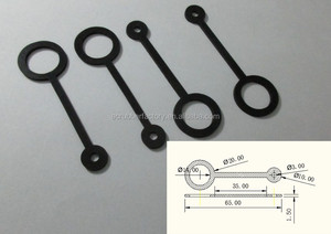 Segel terkait karet hitam Industri-gasket presisi dirancang untuk aplikasi penyegelan mekanis - Product Image 5