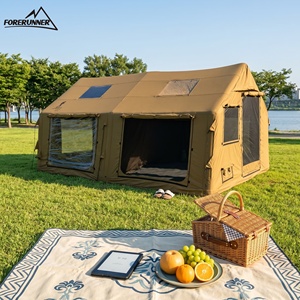 <span class=keywords><strong>Tente</strong></span> de camping gonflable Forerunner 13,68 m² à deux pièces, en coton Oxford TC, imperméable, respirante, pour la famille, avec fenêtre de toit - Product Image 5