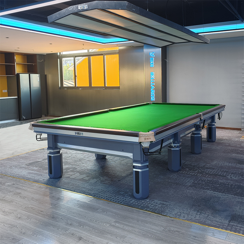 Solid Wood Indoor Snooker Table Green