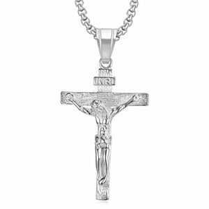 Stainless Steel <b>Cross</b> Pendant Necklace Unisex Gift Jewelry YS161 Geometric Design - Product Image 4