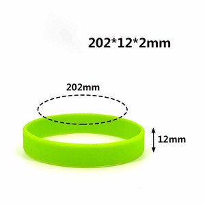 IStapromo Gifts Bracelets en silicone et caoutchouc vierges personnalisables, promotionnels, souples, brillants, multicolores, en gros, pour cadeaux de fête - Product Image 2