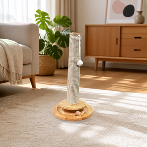 Árbol para Gatos de Madera de Diseño FEDERAL con Casa para Gatos, Poste Rascador y Plataforma de Escalada, Muebles para Mascotas al por Mayor OEM ODM - Product Image 1