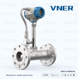 Thép không gỉ LCD kỹ thuật số biến khu vực đo lưu lượng cho dầu Air gas Xăng nước Biogas kẹp-on tùy chỉnh DN15-DN300 OEM - Product Image 2