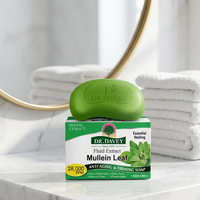 Savon Solide Artisanal Naturel Bio à la Menthe pour Éclaircir et Blanchir la Peau du Corps et du Visage, Sans Produits Chimiques Agressifs