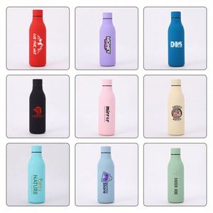 Bouteilles d'eau personnalisées avec logo, double paroi, en métal, isothermes, pour la salle de sport, thermos sport, en acier inoxydable - Product Image 4