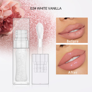 MLM Customizable Color-Changing <b>Lip</b> Oil, Clear <b>Lip</b> Gloss, Square Tube, Plumping <b>Lip</b> Oil, Moisturizing Fruit-Scented <b>Lip</b> Oil - Product Image 2