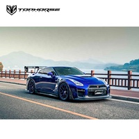 Kit de motorisation de Robot en fibre de carbone, pour nissan-n GTR R35, modèle de pare-choc, jupe latérale, accessoire diffuseur de Spoiler FRP/CF