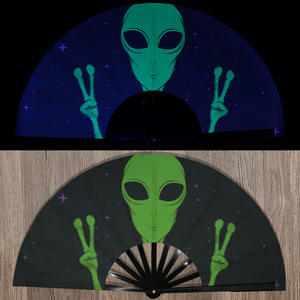 Éventails de danse Kung Fu transfrontaliers très demandés, personnalisables avec impression, pour festivals de <span class=keywords><strong>musique</strong></span> et carnavals, directement de l'usine - Product Image 6