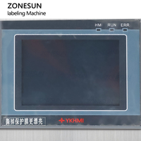 ZONESUN ZS-TB90B boîte en Carton pliante horizontale Anti inviolable autocollant adhésif Semi automatique étanchéité coin étiqueteuse
