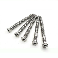 Sekrup Beton Metrik Kepala Kecil Torx T30 Baja Tahan Karat 304 Kekuatan Tinggi 7.5mm X 52/62/72 untuk Jendela