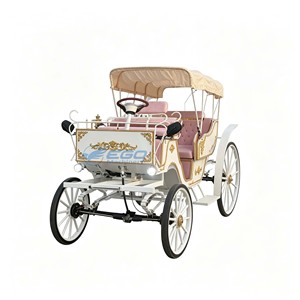 Chariot de princesse royal classique en forme de citrouille / Calèche de mariage Cendrillon / Voiture électrique de tourisme à vendre - Product Image 1