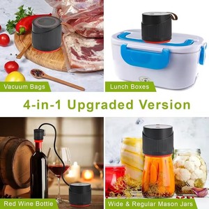 Sellador Automático de Frascos Mason USB, Nuevo, para el Hogar, Bajo MOQ, Venta al por Mayor de Fábrica, Sellado al Vacío para Conservación de Bebidas y Kimchi Enlatado - Product Image 5