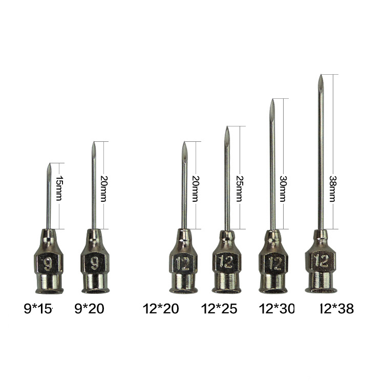 異なるサイズの低皮薬獣医注射針ワクチン注射針注射用