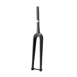 Horquilla de bicicleta de grava de fibra de carbono Winosports, disco 700C 50MM 55MM, horquilla de grava de carbono oculta externa negra mate intercambiable compensada - Product Image 4