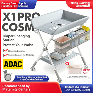 Cambiador de Bebé Premium Moderno con Estante de Almacenamiento, Diseño Ergonómico, Fabricante OEM - Product Image 2