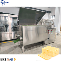 Machine de fabrication de fromage à petite échelle vache chèvre mozzarella cuisson chauffage étirement Machine