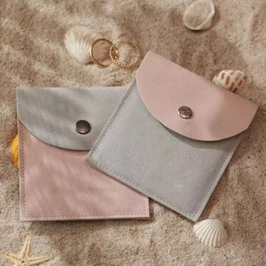 Custom Velvet Packaging Bags Pouch for Jewelry Storage with logo Printed - Product Image 5