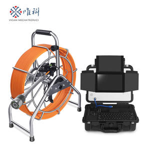 Vicam กล้องตรวจสอบท่อระบายน้ำระบบอะนาล็อก10 13.3นิ้วพร้อมสายไฟเบอร์กลาส1080P 7มม. 512Hz sonde self leveling กล้องระบายน้ำ - Product Image 2