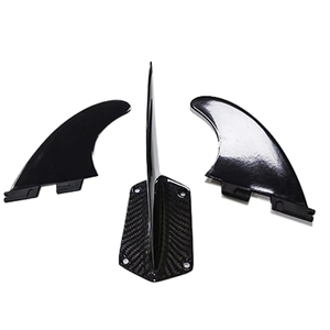 Juego de Aletas Tri Fin de Fibra de Carbono para Tabla de Surf Power Jet Board, Incluye Aletas Centrales y Traseras HS-F - Product Image 1